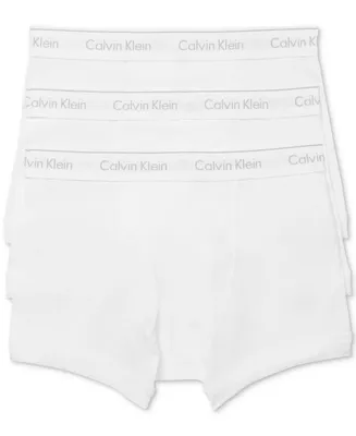 Calvin Klein Men's 3-Pk. Classic Cotton Trunks Underwear
