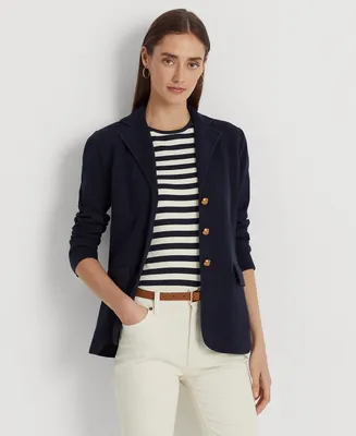 Lauren Ralph Sweater-Knit Blazer, Regular & Petite