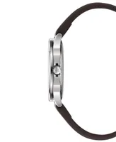 Certina Women's Swiss Ds-6 Brown Leather Strap Watch 35mm