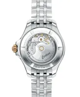 Certina Women's Swiss Automatic Ds Action Diamond Accent Two-Tone Stainless Steel Bracelet Watch 35mm