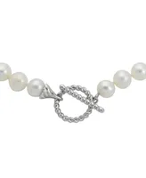 Cultured Freshwater Pearl (7-8mm) 18" Collar Necklace