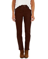 Style & Co Petite High Rise Natural Straight-Leg Jeans, Created for Macy's