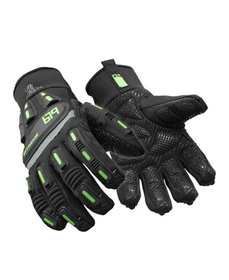 RefrigiWear Men's Insulated Extreme Freezer Gloves with Grip Palm & Impact Protection