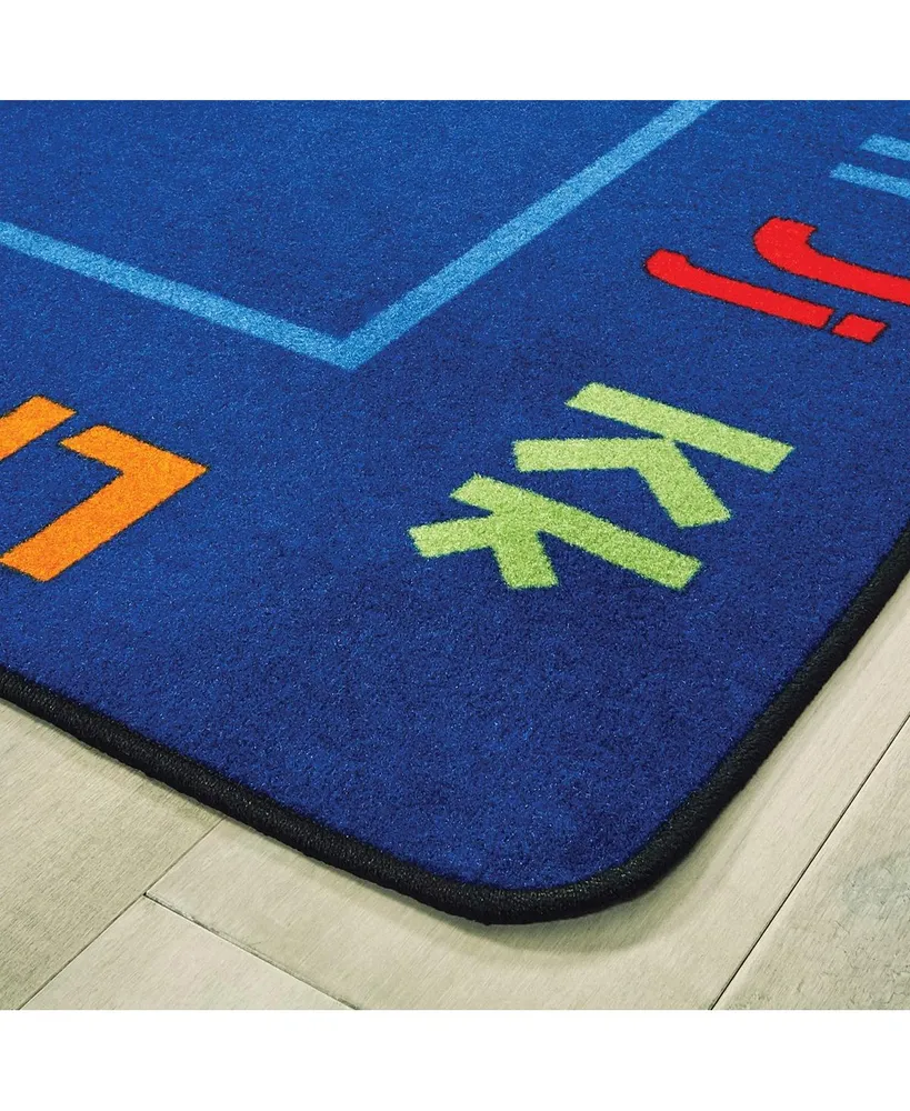 Carpets For Kids Alphabet Kid$ Value Plus Rug - 6' x 9'
