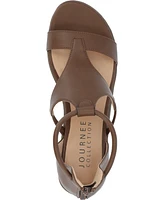 Journee Collection Women's Trayle Wedge Sandals