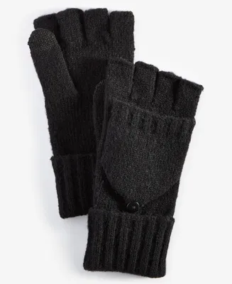 On 34th Women's Wide-Ribbed Pop Top Gloves, Created for Macy's