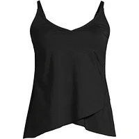 Lands' End Women's Tulip Hem Tankini Top