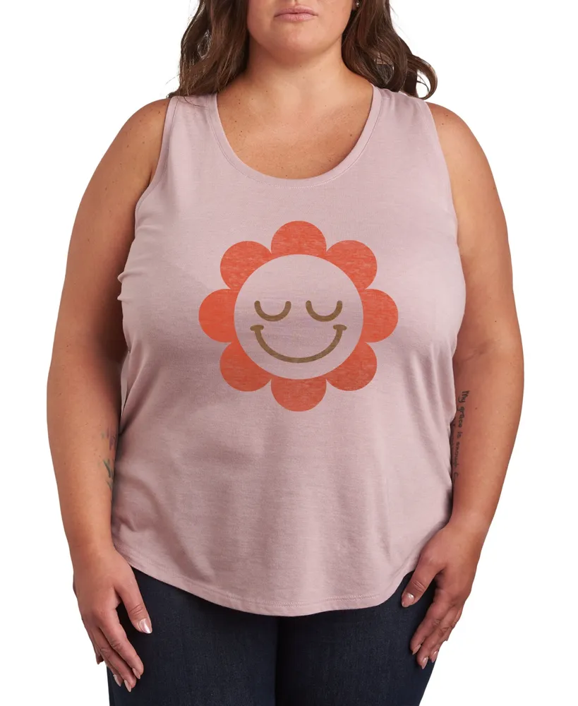 Hybrid Apparel Trendy Plus Size Graphic Tank Top