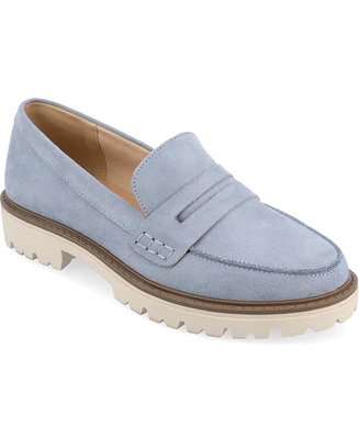 Journee Collection Women's Kenly Lug Sole Loafers