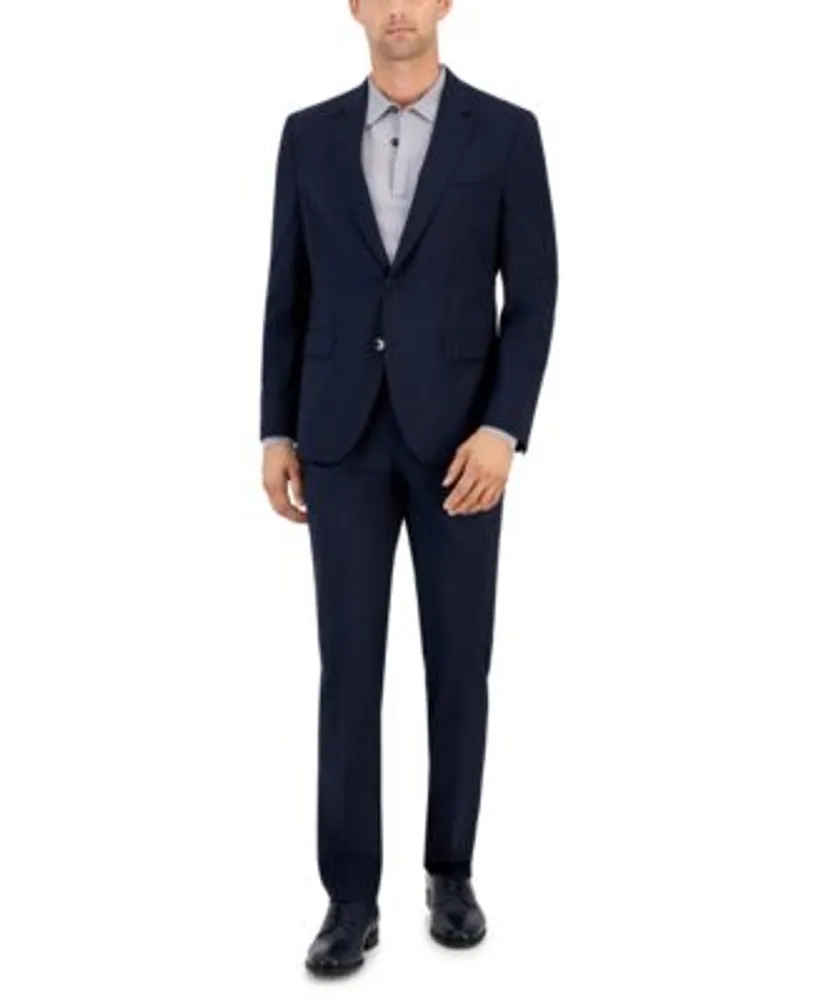 Modern-Fit Wool Blend Suit Pants