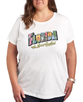 Hybrid Apparel Trendy Plus Florida Graphic T-Shirt