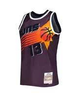 Men's Mitchell & Ness Steve Nash Purple Phoenix Suns Hardwood Classics Off-Court Swingman Jersey