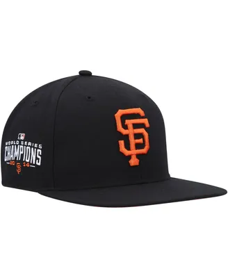 Men's '47 Brand Black San Francisco Giants 2014 World Series Sure Shot Captain Snapback Hat