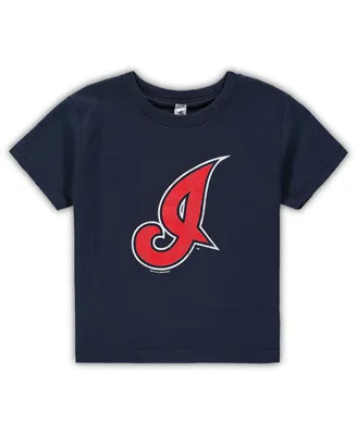 Toddler Boys and Girls Soft As A Grape Navy Cleveland Guardians Cooperstown Collection Shutout T-shirt