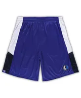 Men's Fanatics Blue Dallas Mavericks Big and Tall Champion Rush Practice Shorts