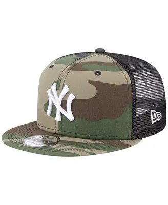 Men's New Era Camo New York Yankees Trucker 9FIFTY Snapback Hat