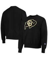 Men's Champion Black Colorado Buffaloes Vault Logo Reverse Weave Pullover Sweatshirt