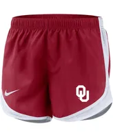 Women's Nike Crimson Oklahoma Sooners Tempo Performance Shorts