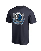 Men's Fanatics Luka Doncic Navy Dallas Mavericks Team Backer Name and Number T-shirt