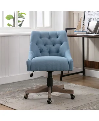 Simplie Fun Swivel Shell Chair For Living Room/Modern Leisure Office Chair