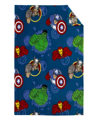 Marvel Avengers Fight the Foes Toddler Blanket