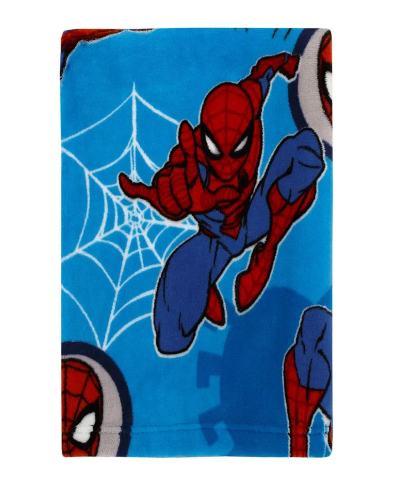 Marvel Spiderman Wall Crawler Toddler Blanket