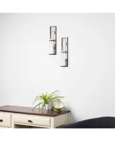 Danya B. Set of Two Contemporary Metal Wall Sconces