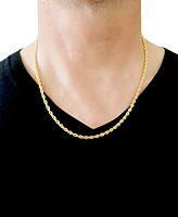 Sparkle Rope Link 22" Chain Necklace (3-5/8mm) in 14k Gold