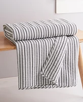 Levtex Tobago Stripe Reversible Quilted Throw, 50" x 60"