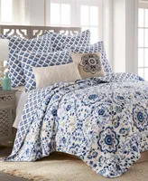 Levtex Lorrance Floral Garden 3-Pc. Quilt Set