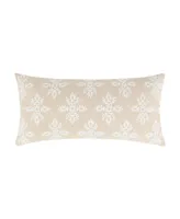 Levtex Assisi Embroidered Decorative Pillow, 24" x 12"