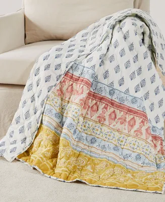 Levtex Tamiya Moroccan Inspired Reversible Quilted Throw, 50" x 60"