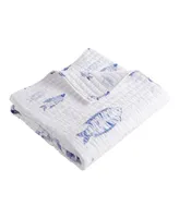 Levtex Indigo Tide Reversible Quilted Throw, 50" x 60"