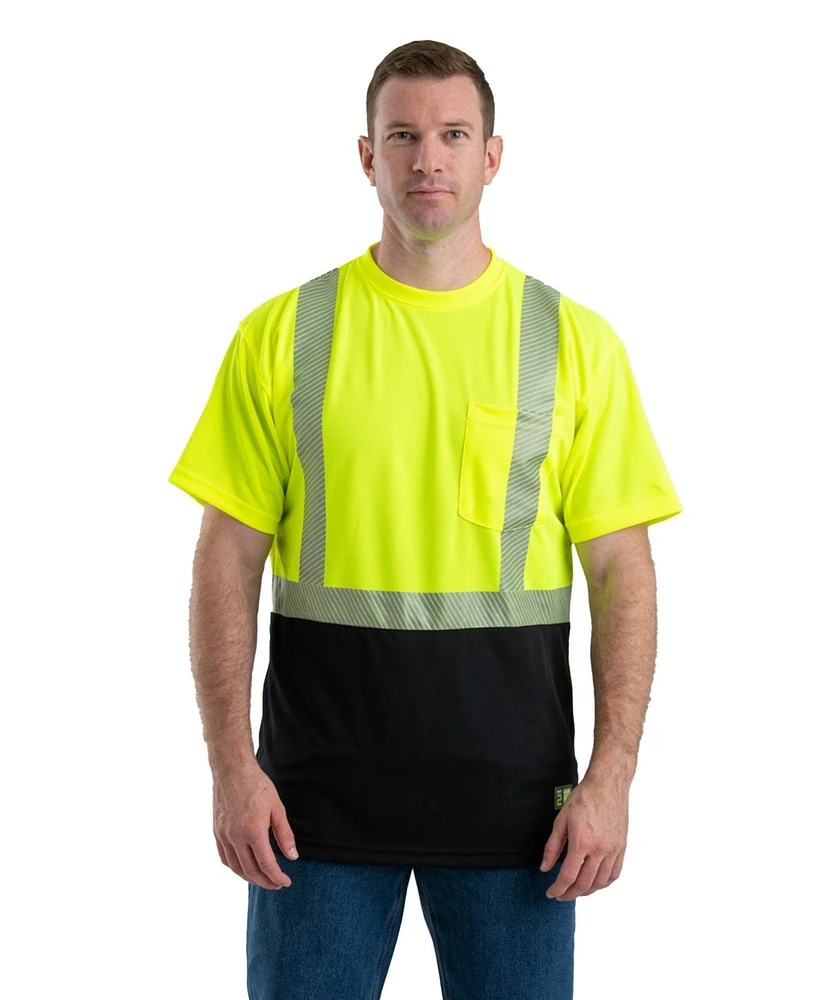 Men's Hi Vis Class 2 Color Block Tee Big & Tall