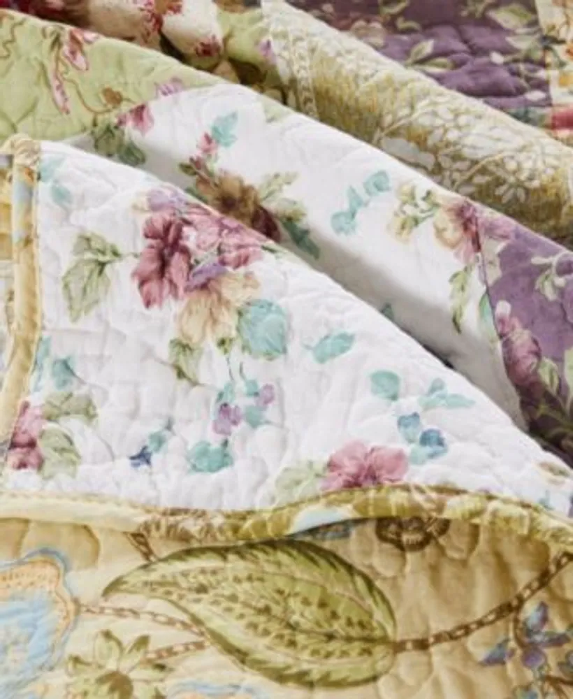 Greenland Home Fashions Blooming Prairie 100 Cotton Authentic Patchwork Bedspread Set Collection