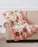 Greenland Home Fashions Wheatly Quilted Throw, 50" x 60"