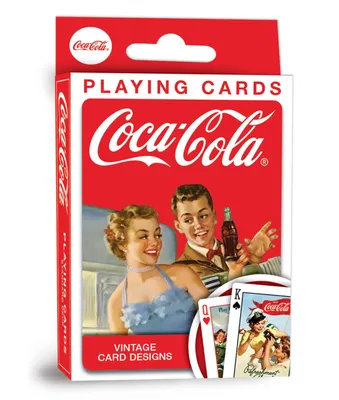 Masterpieces Coca-Cola Vintage Design Playing Cards - 54 Card Deck