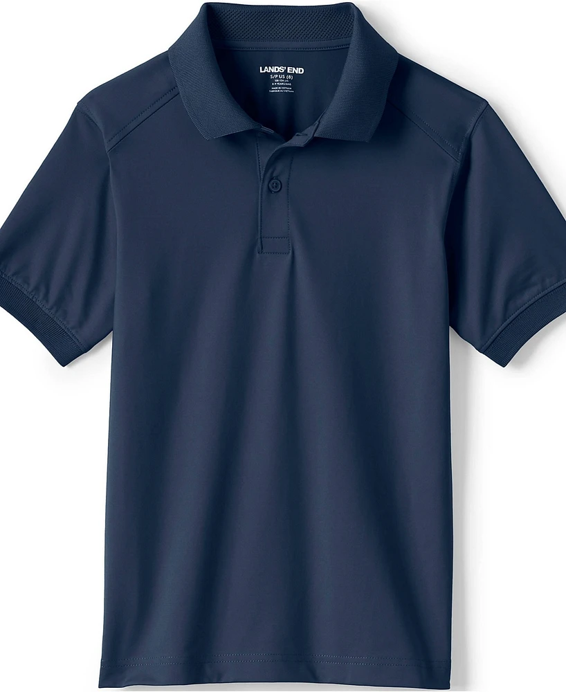 Lands' End Girls School Uniform Short Sleeve Rapid Dry Polo Shirt
