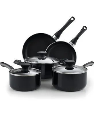 Cook N Home 15-Piece Nonstick Cooking Set with Stay Cool Handle, Black