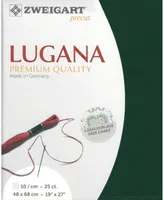 Zweigart Precut Needlework Fabric Lugana 25 count Forest Green 3835/647