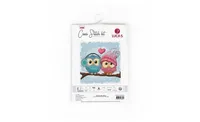 Luca-s Two Cute Owls B1400L Counted Cross-Stitch Kit - Assorted Pre