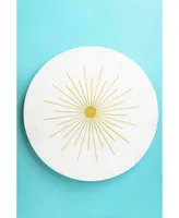 Sunshine Marble Lazy Susan - 16"