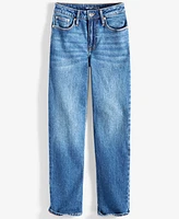 On 34th Women's High Rise Straight-Leg Jeans, Regular and Short, Created for Macy's