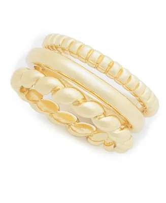On 34th 3-Pc. Set Twist Rings, Created for Macy's