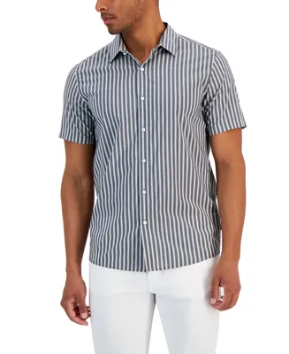 Men's Stretch Button-Front Shirt