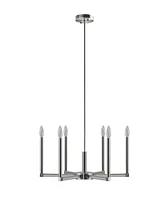 Ink+Ivy Renzetti 6-Light Contemporary Candelabra Styled Chandelier