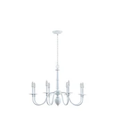 Martha Stewart Amelia 8-Light Traditional Metal Chandelier