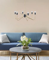 Hampton Hill Alexis 6-Light Two-Tone Chandelier