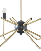 Hampton Hill Alexis 6-Light Two-Tone Chandelier - Antique