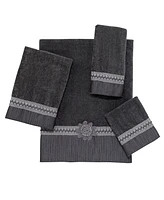 Avanti Braided Cuff Medallion Hand Towel, 16" x 30"